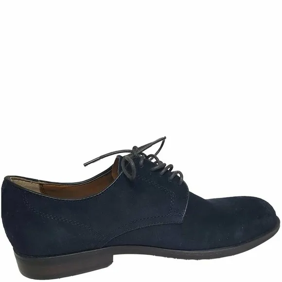 Steve Madden Men's Briton Leather Derby Shoes 7.5M Blue Navy