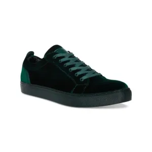 STEVE MADDEN Mens Green Heel Pull Tab Yazi Round Toe Velvet Sneakers Shoes 11.5