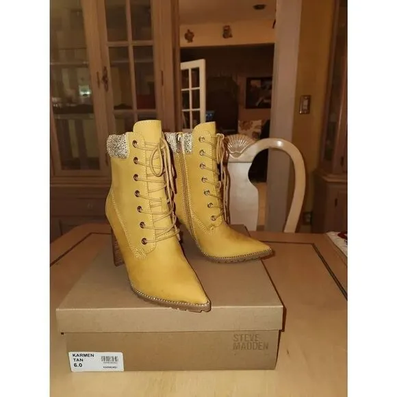 Steve Madden pointed toe boots women's size 6
