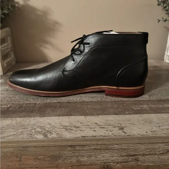 Stitch Fix Fairlane Men's Lownie Leather  Cukka Boots size 13 Black NWT