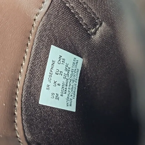 Stride Rite Sr Josephine Toddler Brown Leather Boots Size 9