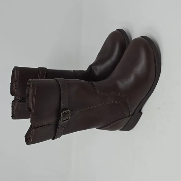 Stride Rite Sr Josephine Toddler Brown Leather Boots Size 9