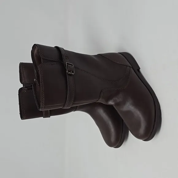 Stride Rite Sr Josephine Toddler Brown Leather Boots Size 9