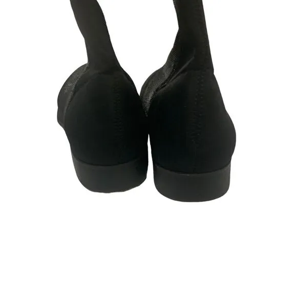 Stuart Weitzman 5050 Shimmer &amp; Black Noir Boots Size 5 (Girls)