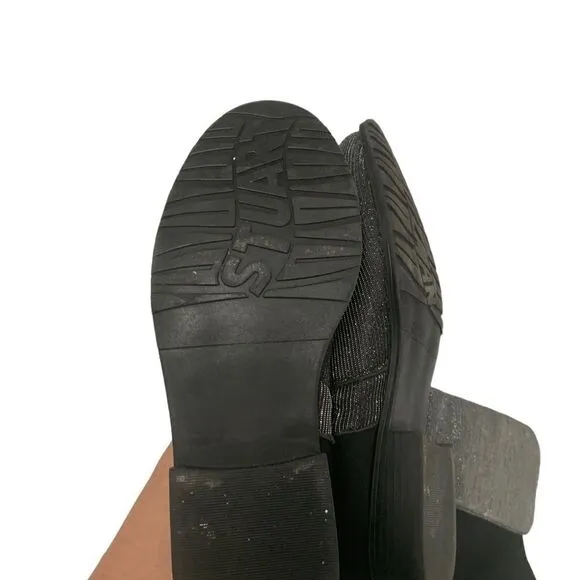 Stuart Weitzman 5050 Shimmer &amp; Black Noir Boots Size 5 (Girls)
