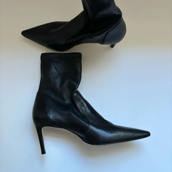 STUART WEITZMAN Linsi 75 leather sock boots Sz 6M