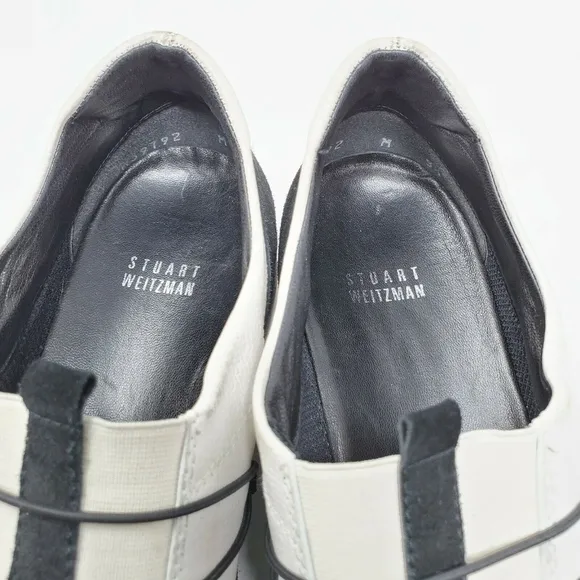 Stuart Weitzman Slip On Suede Leather Shoes