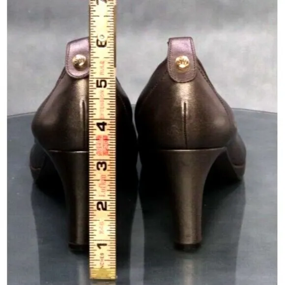 Stuart Weitzman Women's Pump Heeled Shoes Size 8 Leather Copper
