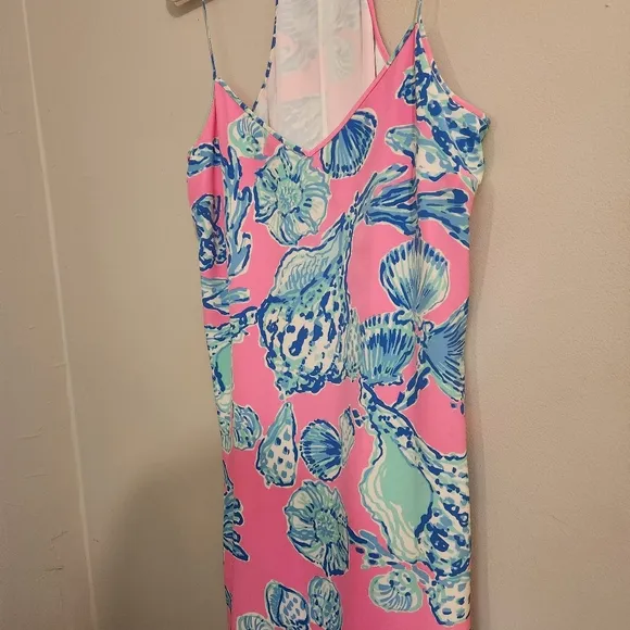 Stunning Lilly Pulitzer 100% Silk Slip Dress – Like NEW!
