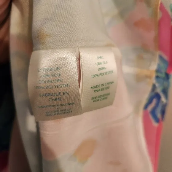 Stunning Lilly Pulitzer 100% Silk Slip Dress – Like NEW!