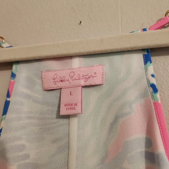 Stunning Lilly Pulitzer 100% Silk Slip Dress – Like NEW!