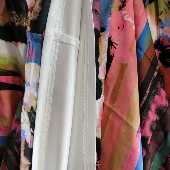 Sue Wong Multicolor Floral Print Strapless Maxi Gown Women's Size 2, New!