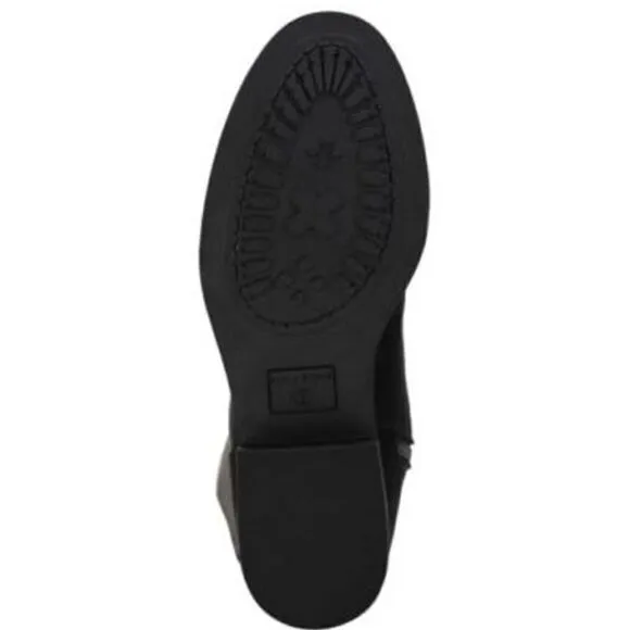 SUN STONE Womens Black Slip Resistant Allicce Round Toe Zip-Up Boots Sho…