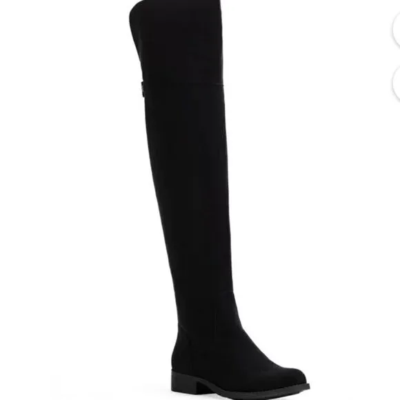 SUN STONE Womens Black Slip Resistant Allicce Round Toe Zip-Up Boots Sho…