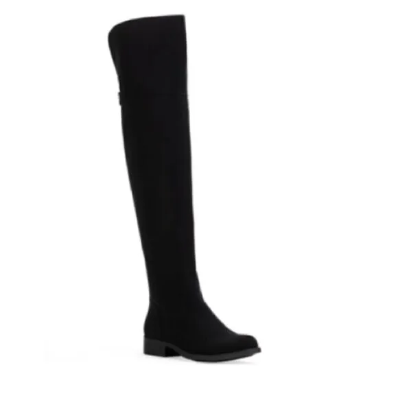 SUN STONE Womens Black Slip Resistant Allicce Round Toe Zip-Up Boots Sho…