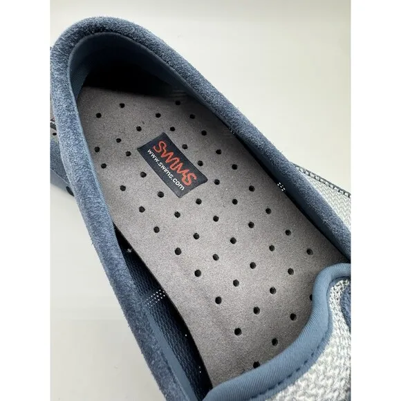SWIMS Penny Loafer Mens 10  Navy Blue Slip On Casual Boat Shoes