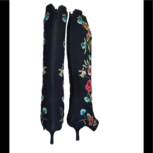 SXS Floral Boots style S-83 with dust cover, no box. Size 36.5 (US Size 6)