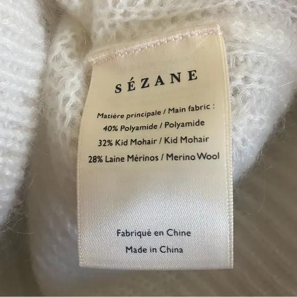 Sézane Philomene Jumper in White