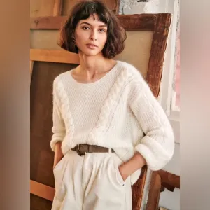 Sézane Philomene Jumper in White