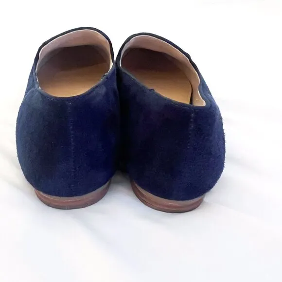 Talbots Ryan Embroidered Eiffel Tower Flats 8.5
