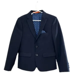 Tallia Jacket Kid 6 Black Double Button Lined Sport Coat Wedding School Preppy