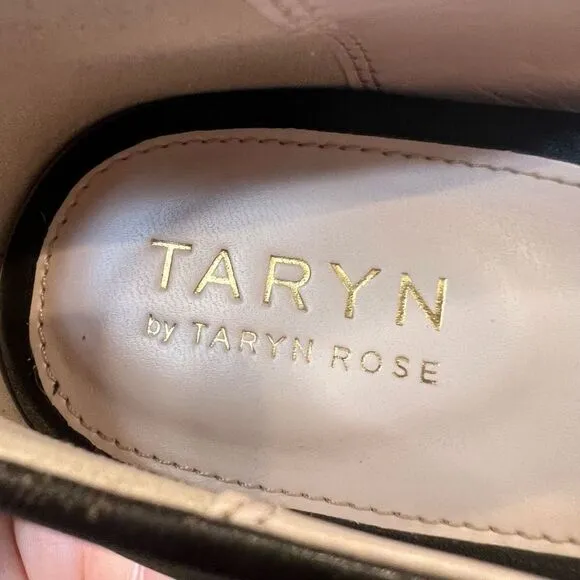 Taryn Rose Devon Women Flats Women’s 7.5B Brown Leather Shoes Comfort