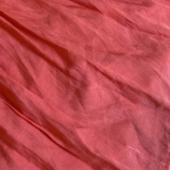 TCEC Tiered Midi Dress in Coral Size M