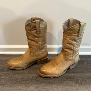 Tecovas Light Brown Leather Boots
