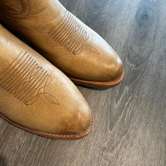 Tecovas Light Brown Leather Boots