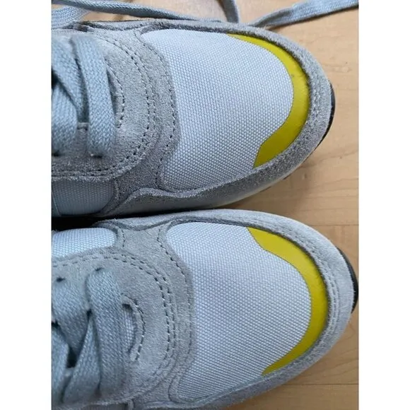 Ted Baker &quot;Eden&quot; gray yellow running shoes Sneakers Womens lace up