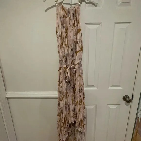 Ted Baker Dixxie Cabana Pleated Maxi Dress Floral Wedding Cottage Easter