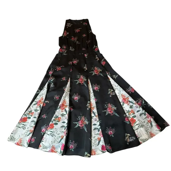 Ted Baker Liilo Metropolis Women's Floral Print Sleeveless Dress US 6 Ted 2 NWOT