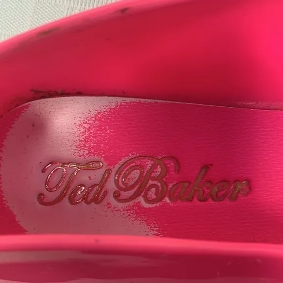 Ted Baker London bow flats on pink