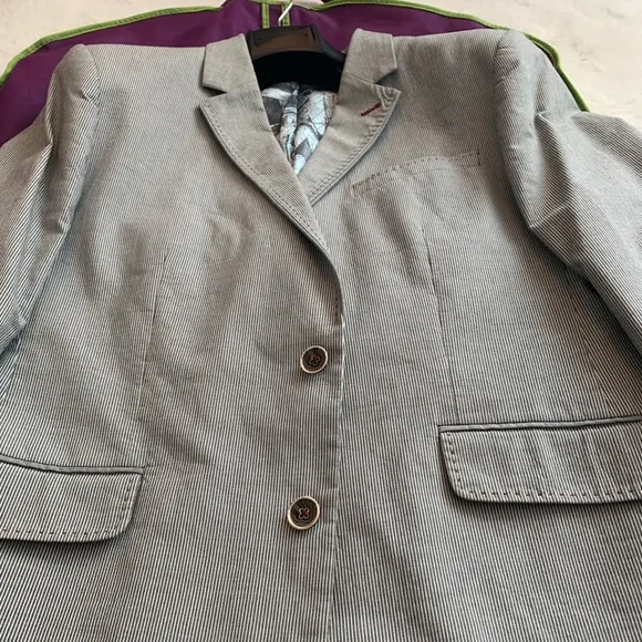 Ted Baker London unique striped Blazer