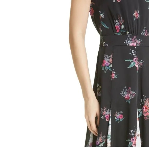 Ted Baker Metropolis Midi Floral Dress NWT