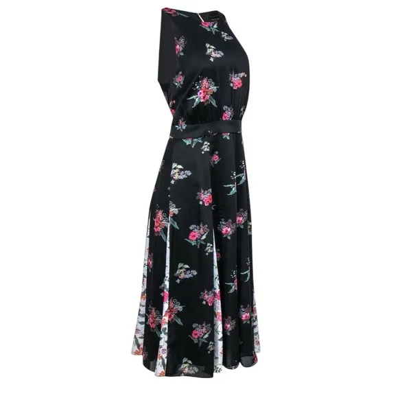 Ted Baker Metropolis Midi Floral Dress NWT