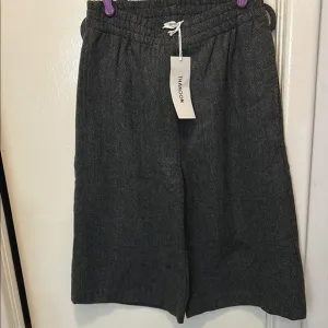 Thakoon Gray Women’s Herringbone Shorts with pockets-  size 4