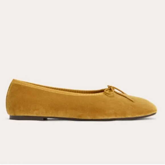 The Day Ballet Flat Everlane Gold Yellow 9