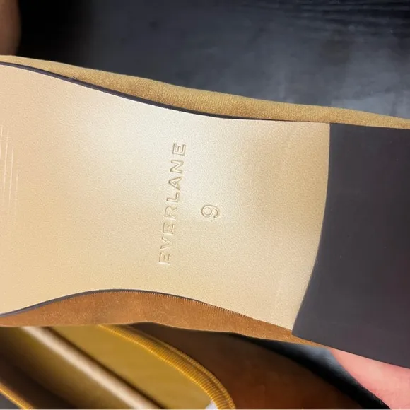 The Day Ballet Flat Everlane Gold Yellow 9