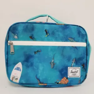 The Herschel Pop Quiz Lunch Box Little Herschel Blue Island Travel Sea Tropical