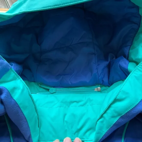 The North Face Heavenly Down Waterproof Jacket Neon Green Yellow Hoodie, Size XS