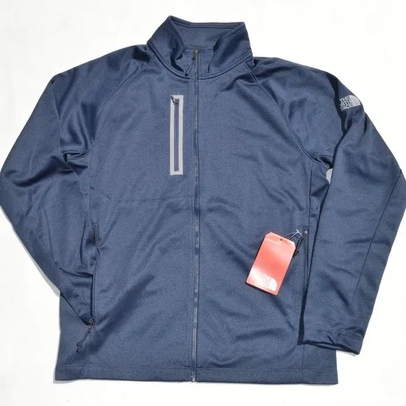 The North Face Men's Canyon Flats Fleece Jacket Urban Navy Heather Size M (New).