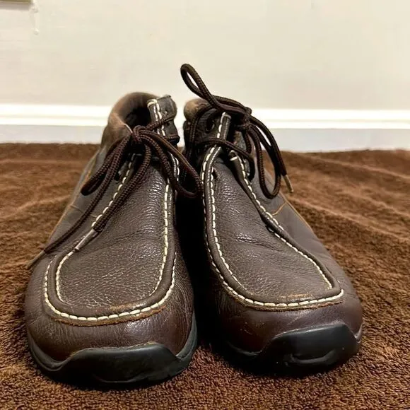 The North Face Retro Brown Leather Chukka Boots Sz 8