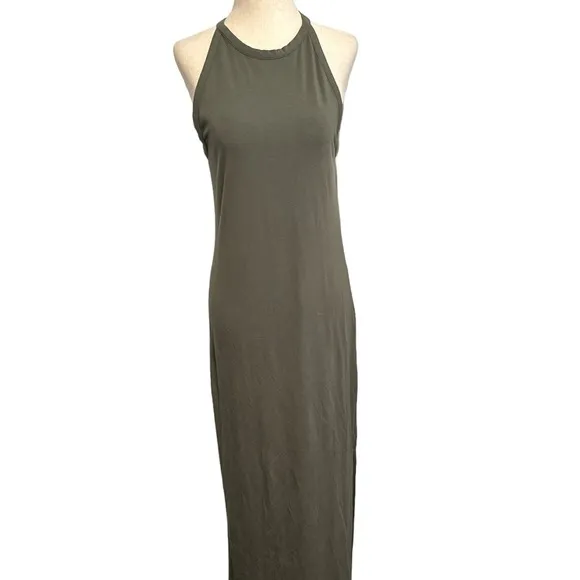 Theory Green Sonaki M Dress b