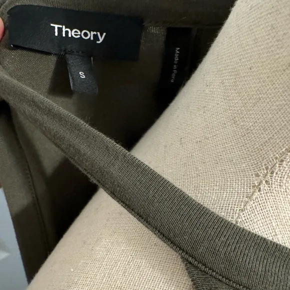 Theory Green Sonaki M Dress b
