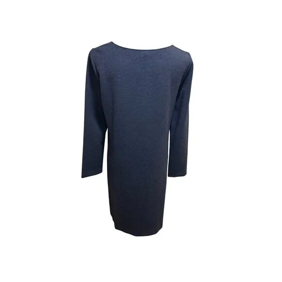 Theory- Long-Sleeved Panelled Shift Dress-M
