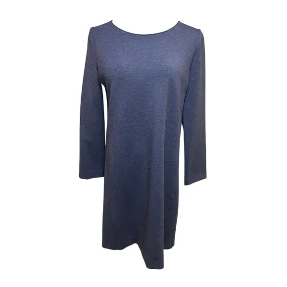 Theory- Long-Sleeved Panelled Shift Dress-M