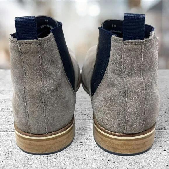 Thomas and‎ Vine Gray and Leather Suede Boots Chukka Mens Size 10