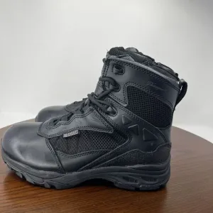 Thorogood 6''‎ ASR Tactical Men's Shoes Size 7.5 Black Side Zip Boots 834-6525