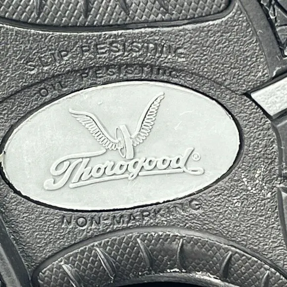 Thorogood 6''‎ ASR Tactical Men's Shoes Size 7.5 Black Side Zip Boots 834-6525